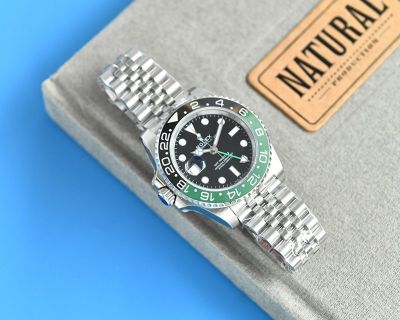 ROLEX GMT Series 904L Steel 3186/2836 Movement 40MM Green Watch
